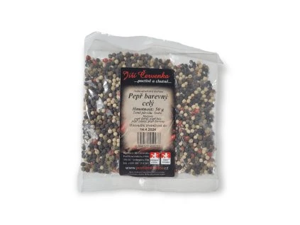 Pepř barevný celý JIŘÍ ČERVENKA 50 g