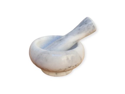 Mramorový hmoždíř s paličkou - malý 8,5 cm