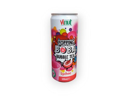 Bubble tea popping boba liči VINUT 320 ml