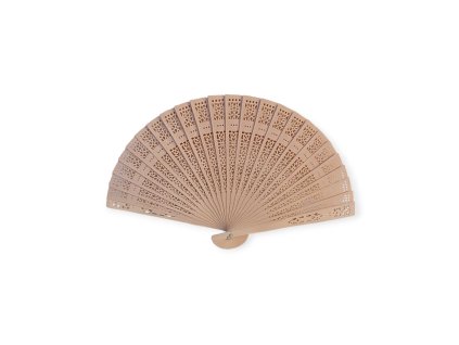 Dřevěný vějíř 20 cm