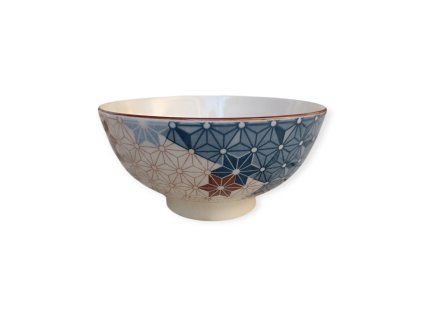 Mistička porcelánová modro hnědý potisk CERAMIC 11 cm