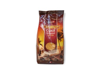 Třtinový cukr jemný tmavý DRUID 1 kg