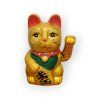 Mávající kočka LP 2131 zlatá Maneki Neko 20 cm