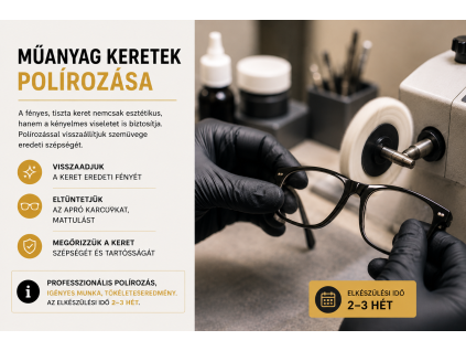 műanyag keret polírozása