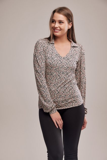 dámské tričko s límečkem