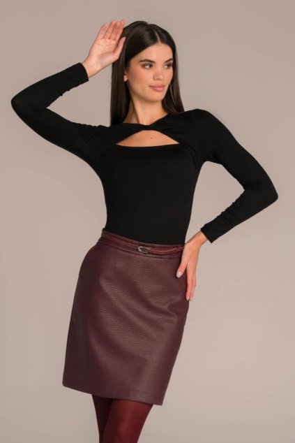 krátká koženková sukně sexy