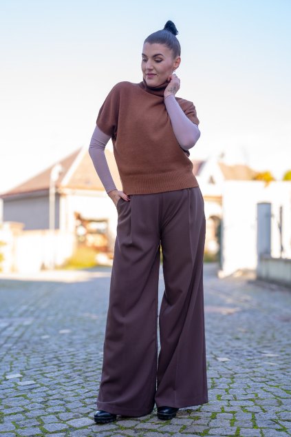 pohodlné dámské kalhoty široké