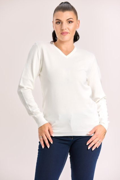 hladký svetr s véčkem