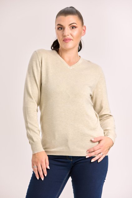 tenký svetr s véčkem