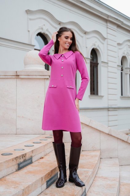 mladistvé šaty košilové