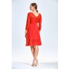 áčkové společenské šaty červené