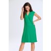 zelené áčkové šaty