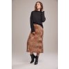 plisovaná sukně midi