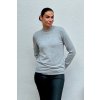 bambusový svetr dámský šedý