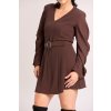 mini šaty imperial hnědé