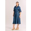 košilové šaty lyocel