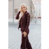 dámské úpletové sako burgundy
