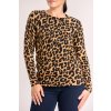 dámský svetřík s leopardím vzorem