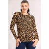 dámský svetřík s leopardím vzorem