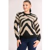 pruhovaný dámský svetr