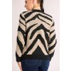 pruhovaný dámský svetr