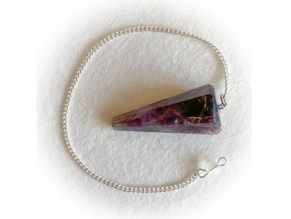 kyvadlo facetovany ametyst 4cm