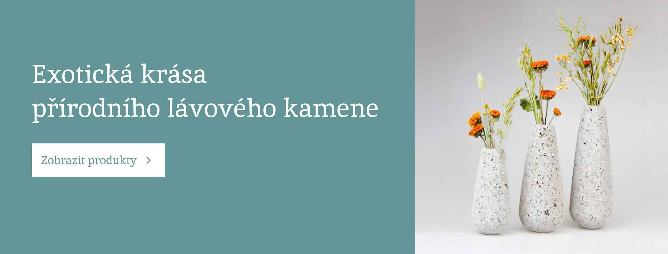 Exotická krása přírodního lávového kamene