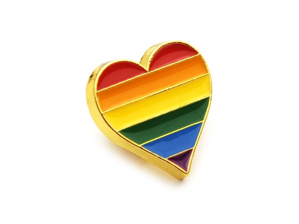 Odznak srdce LGBT