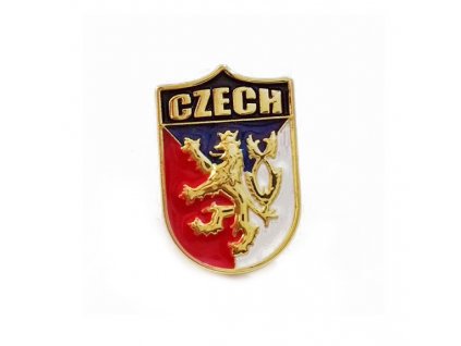 odznak s ceskou vlajkou - CZECH