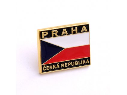 Odznak s Českou vlajkou-ČESKA REPUBLIKA-ČESKY ODZNAK-PINS CZECH REPUBLIC-Státní symbol ČR-PRAHA ČESKÁ REPUBLIKA