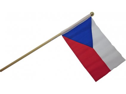 Česká vlajka mávací