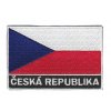 Nášivka vlajka + ČR + Ceska republika + vlajka