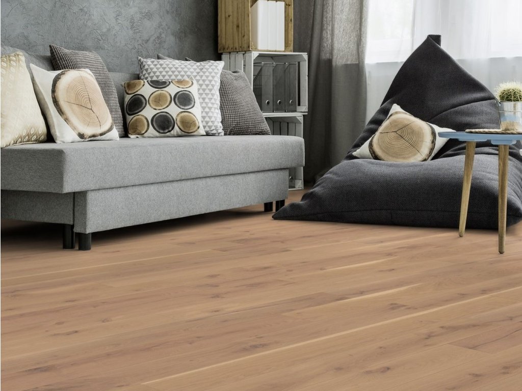 Dřevěná podlaha Weitzer Parkett, dub Kaschmir rustic colorful, vzor prkno WP Plank 1800 (Povrch kartáčovaný, Povrchová úprava přírodní olej ProVital finish)