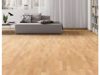 Dřevěná podlaha HARO, buk pařený Trend, vzor parketa