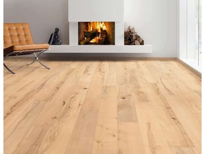 Dřevěná podlaha HARO, buk pařený Universal, vzor prkno