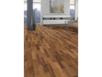 Dřevěná podlaha HARO, merbau, vzor parketa Allegro