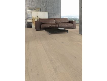 Dřevěná podlaha HARO, dub Sandgrau Markant, vzor prkno Maxim