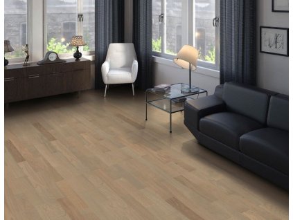 Dřevěná podlaha HARO, dub sandgrau Trend, vzor parketa Allegro