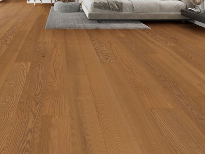 Dřevěná podlaha Weitzer Parkett, jasan Amber lively colorful, vzor prkno WP Plank 2245