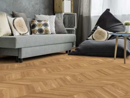 Dřevěná podlaha Weitzer Parkett, dub lively colorful, vzor parketa 60° WP Block 500