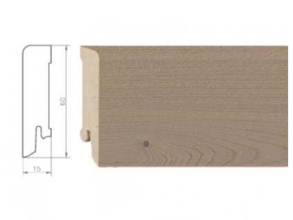 926673 soklova lista weitzer parkett kf60 pro drevene podlahy rozmer 15x60 mm dub auster