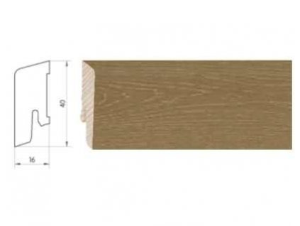 926703 soklova lista weitzer parkett kf40 pro drevene podlahy rozmer 16x40 mm dub ginger