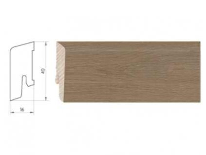 926718 soklova lista weitzer parkett kf40 pro drevene podlahy rozmer 16x40 mm dub truffelgrau