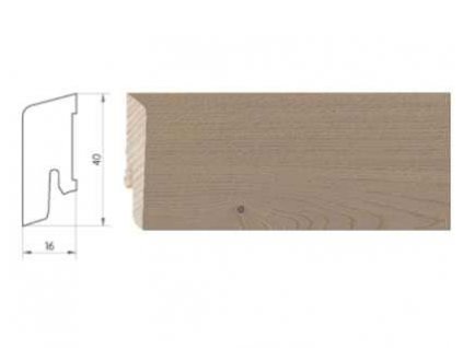 926760 soklova lista weitzer parkett kf40 pro drevene podlahy rozmer 16x40 mm dub auster