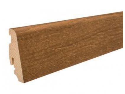 Soklová lišta HARO pro dřevěné podlahy, rozměr 19x58 mm, dub Puro caramel (Povrchová úprava lak)