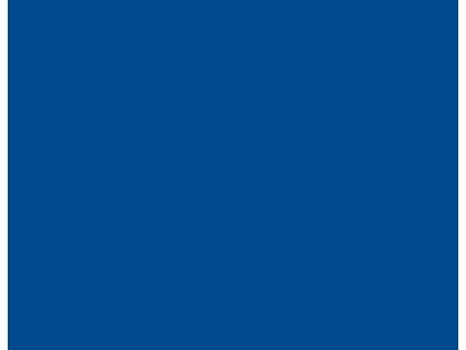 Kompaktní deska pro interiér Fundermax 0237 Enzianblau, bílé jádro (Formát 3670 x 1630 mm, Struktura deskoviny FH, Tloušťka 13 mm)