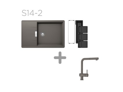 Set SCHOCK S14-2 (Tia D-100LS + Epos + funkční misky) (Barva (drezy) Bronze (BRO))