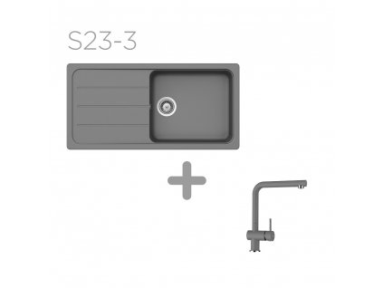 Set SCHOCK S23-3 (Formhaus D-100L + Epos) (Barva (drezy) Asphalt (GAS))