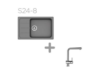 Set SCHOCK S24-8 (Formhaus D-100LS + Epos) (Barva (drezy) Asphalt (GAS))