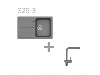 Set SCHOCK S25-3 (Formhaus D-100S + Epos) (Barva (drezy) Asphalt (GAS))